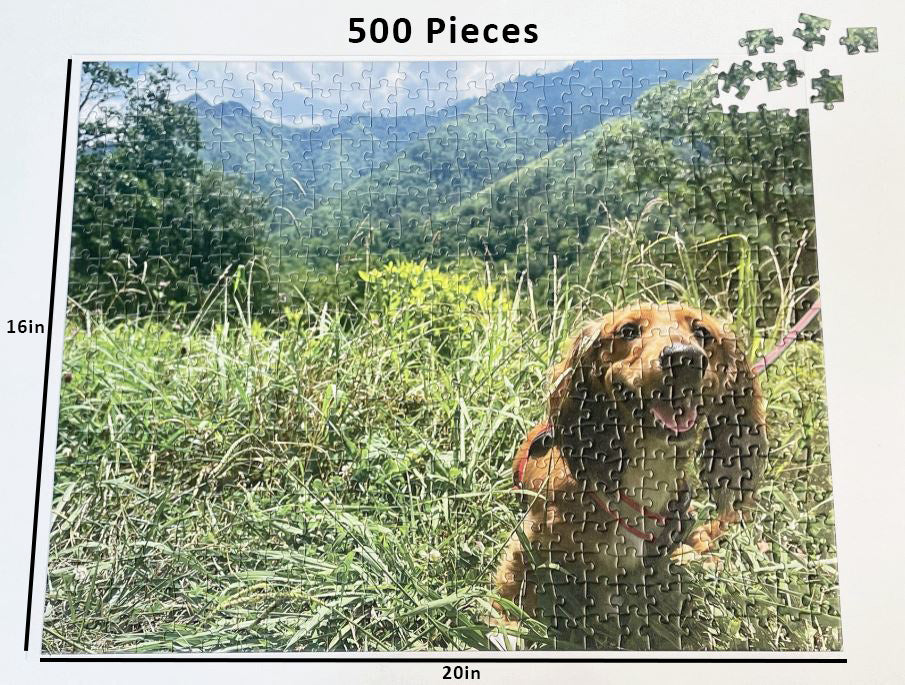 Custom 500 pc Puzzle Package - Gatlinburg Keepsake Box - Free Economy Shipping