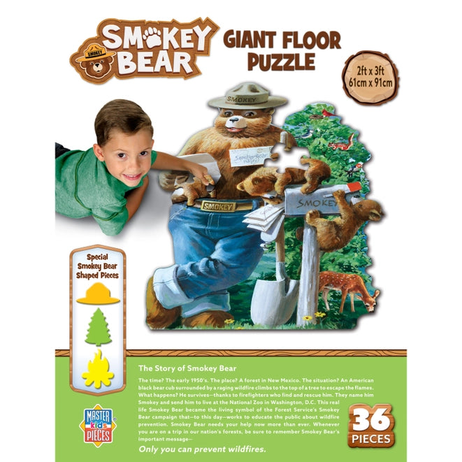 Smokey Bear 36 Piece Floor Puzzle