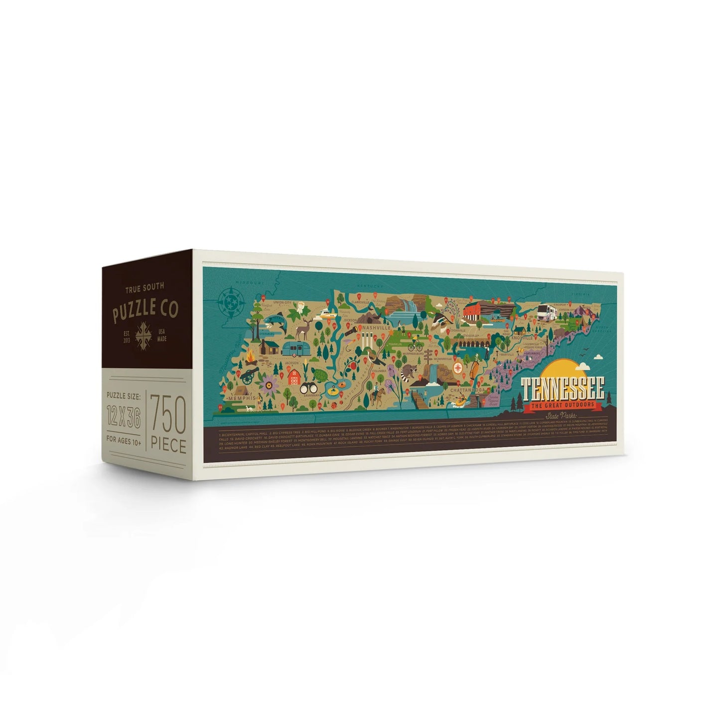 TN State Parks Puzzle by True South