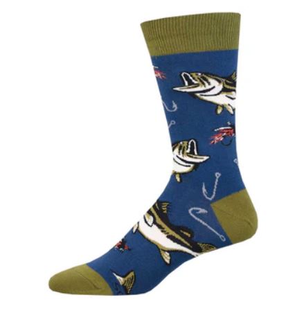 Socksmith All About the Bass Crew Socks Mens