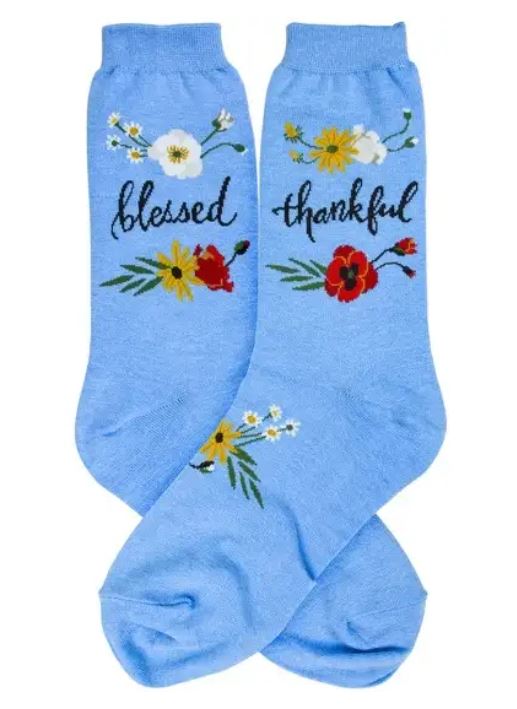 Foot Traffic Blessed Socks Womens