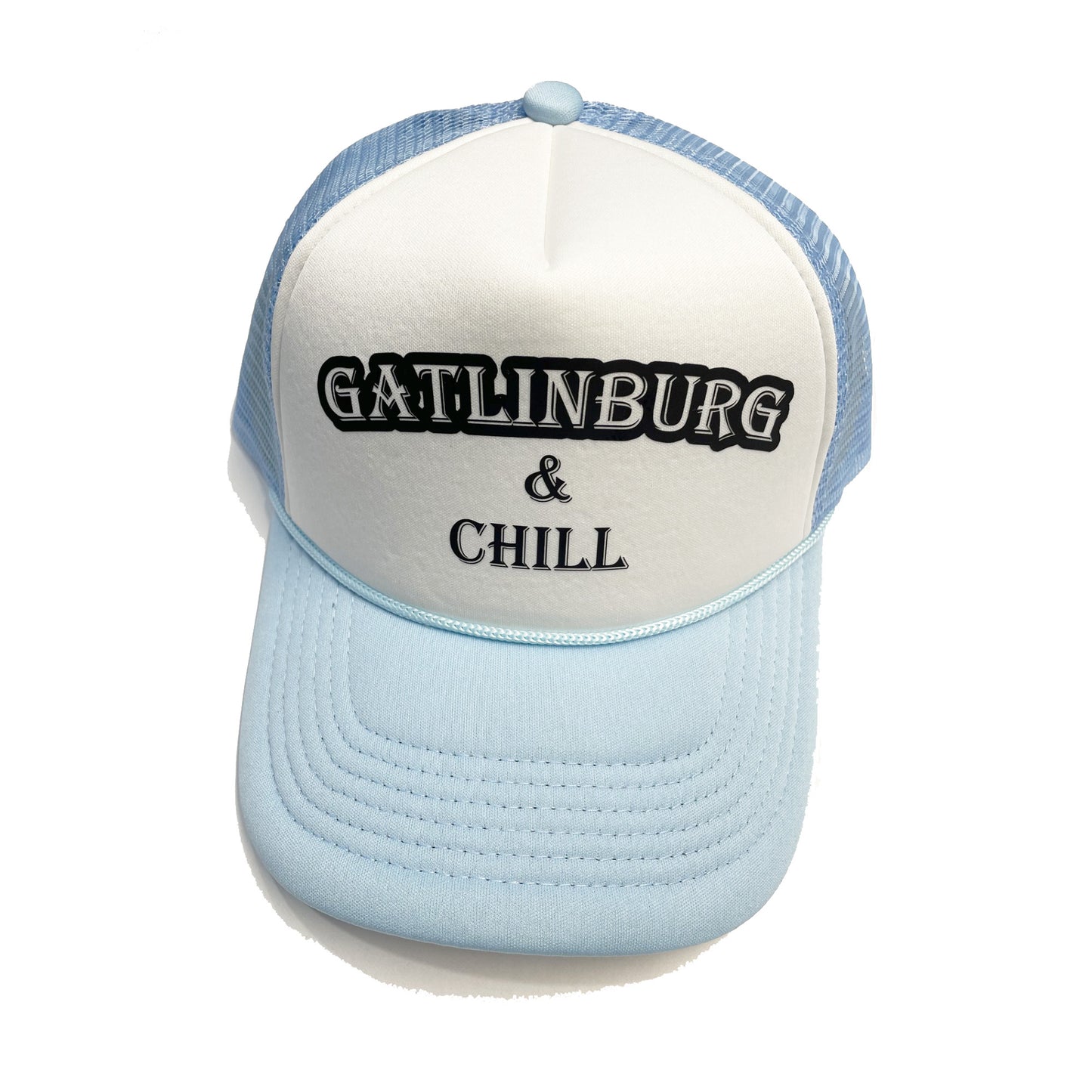 Blue Gatlinburg & Chill Trucker Hat