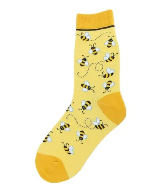 Foot Traffic Bumble Bee Socks Womens