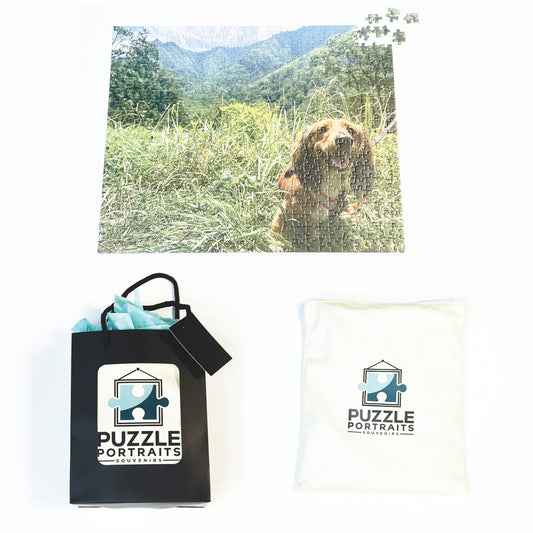 Custom 500 pc Puzzle Package - Gift Bag ***In-Store Pickup Only***