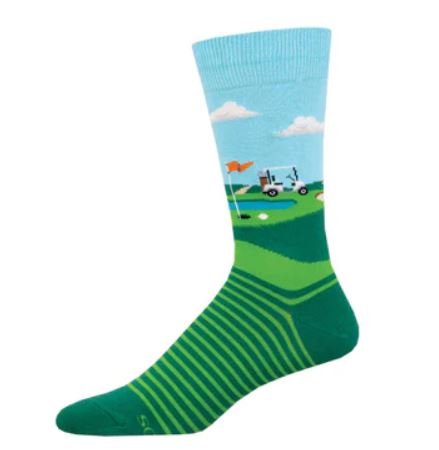 Socksmith Fore Putt Crew Socks Mens