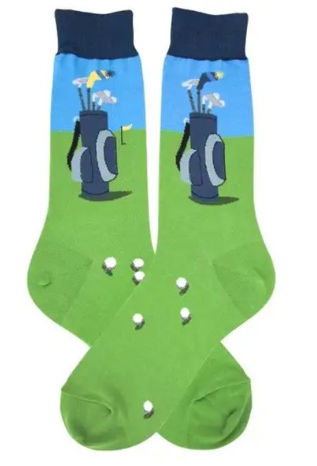 Foot Traffic Golf Bag Socks Mens