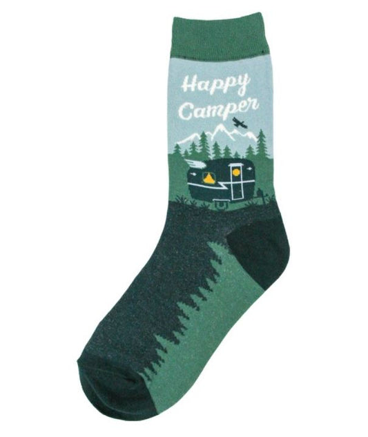 Foot Traffic Happy Camper Socks Womens