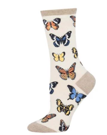 Socksmith Majestic Butterflies Womens