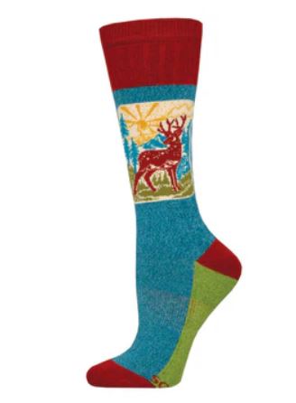 Socksmith Oh Deer! Cotton Boot Socks Womens