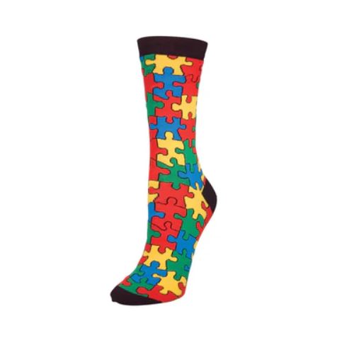 Socksmith Puzzled Crew Socks Women's