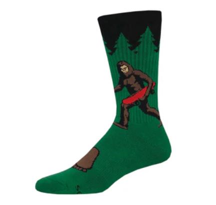 Socksmith Skate or Squatch Active Crew Socks Mens