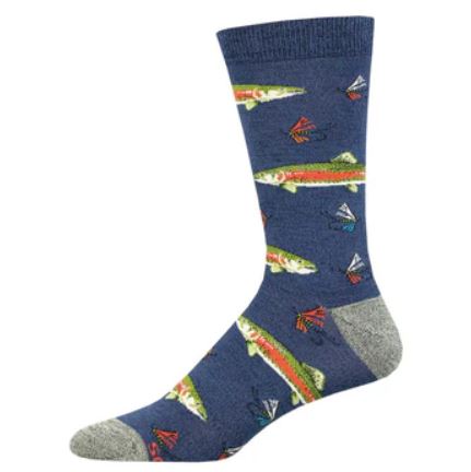 Socksmith Stout Trout Bamboo Socks Mens