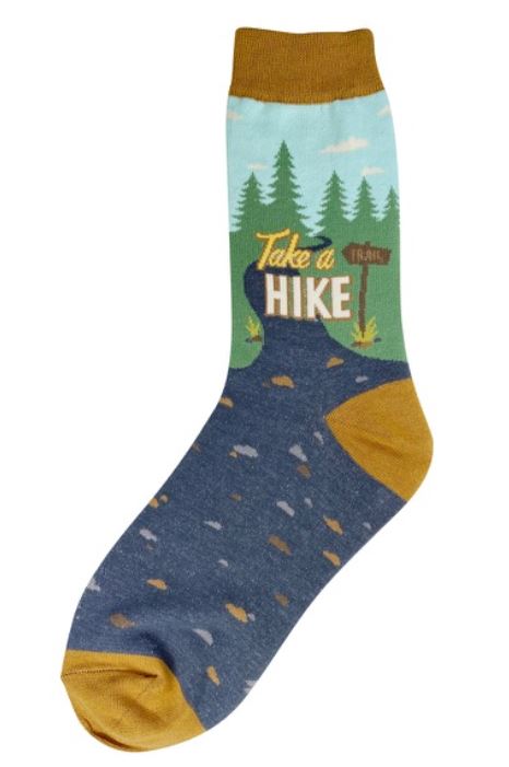 Foot Traffic Take A Hike Socks Womens