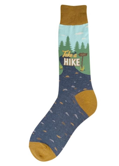 Foot Traffic Take A Hike Socks Mens