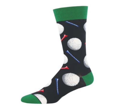 Socksmith Tee It Up Crew Socks Mens